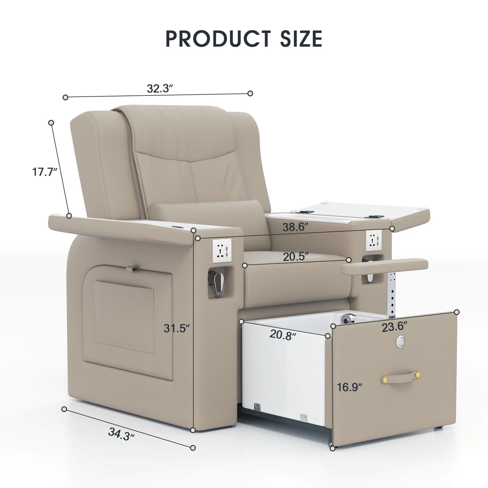 Manicure and Pedicure Chair